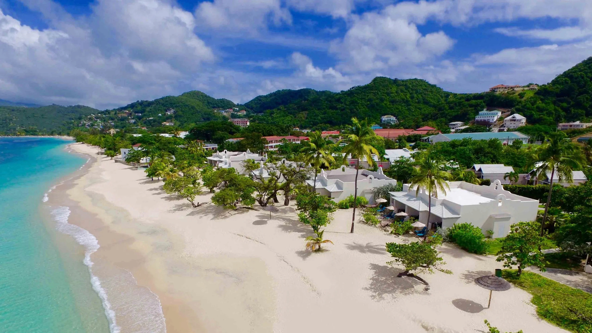 Vie of beach